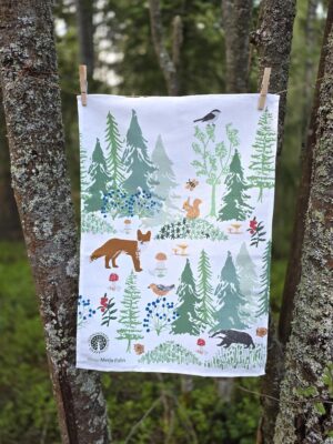 Keittiöpyyhe Linnunlaulu