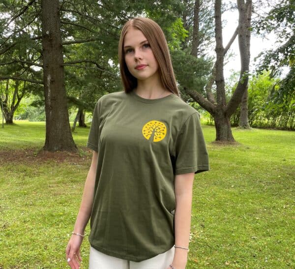 T-paita vihreä keltlogo