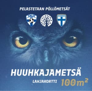 Huuhkajametsä-lahjakortti (kartonkinen)