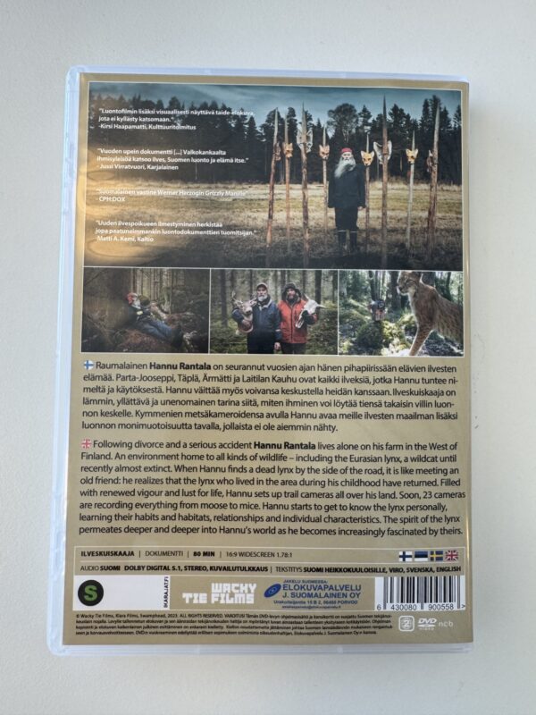 Ilveskuiskaaja DVD taka Ilveskuiskaaja DVD taka